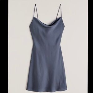 Abercrombie and Fitch Cowlneck Slip Mini Dress
